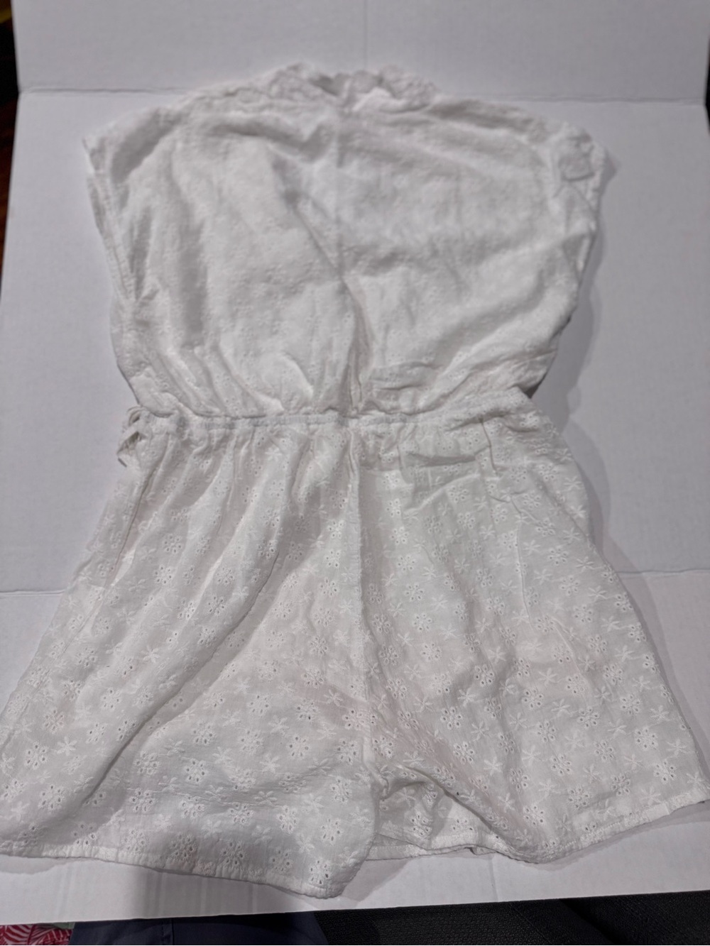Storia White Wrap Romper - Picture 9 of 12